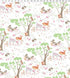 Woodland Gathering - Forest Animals Pink