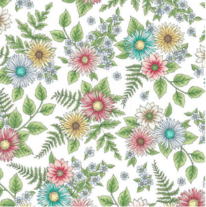 Maywood - Roam Sweet Home - Wildflowers White