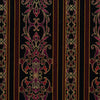 RJR Fabrics Border Basics Carnival Scroll Black/Burgundy 2256-003 by Jinny Beyer