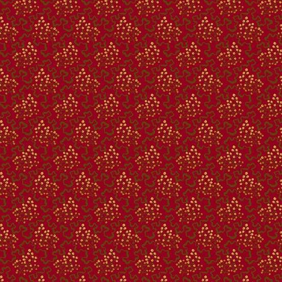 Crystal Farm - Elderberry Pomegranate Red Yardage