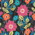 Jungle Ave. - Floral Asphalt Voile Yardage