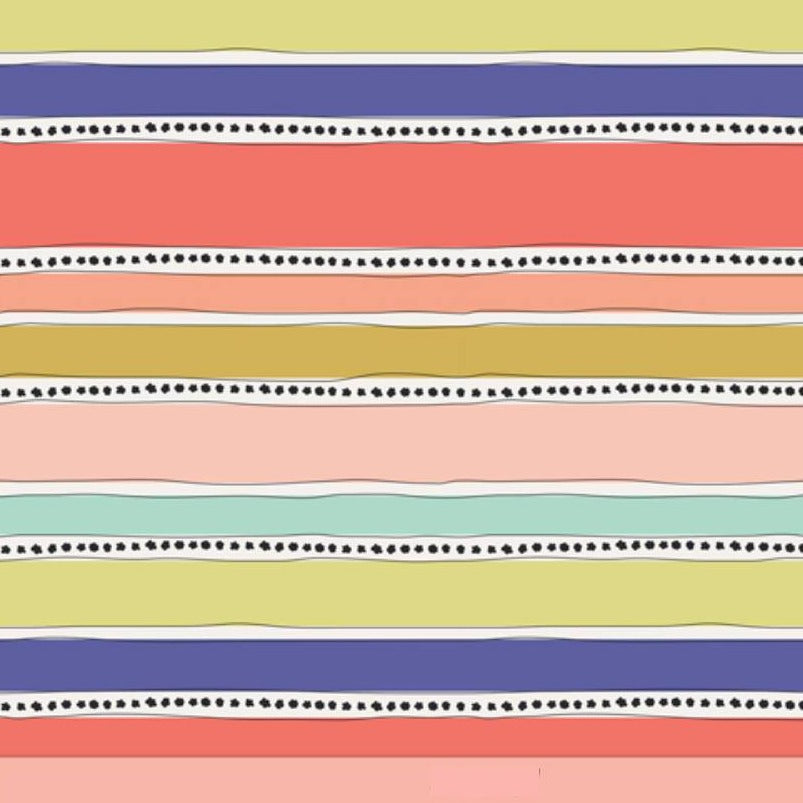 Geometric Bliss - Mobius Stripe Warm Voile Fabric