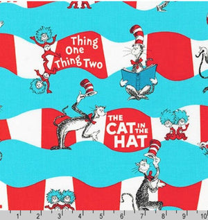 The Cat in the Hat Aqua Yardage