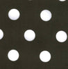 45" Dottie - White Dots on Jet Black - Remnant