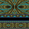 Casablanca Border - Bright Teal - RJR Fabrics