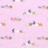 Hopping Fences Pink by Michael Miller Fabrics