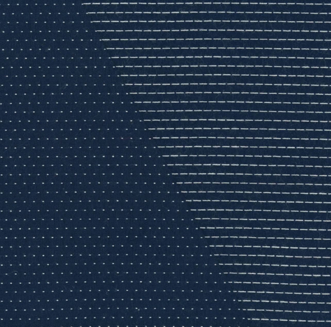 Robert Kaufman - Yarn Dyed Stitched Navy