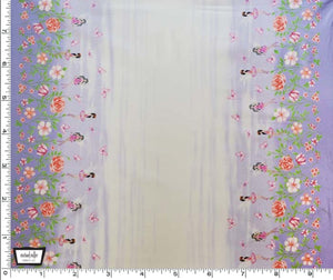 Fairy Frolic - Frolicking Fairies Wisteria Yardage (Double Border)