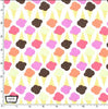 Fat Quarter - Ice Cream You Scream - Game Of Cones Sherbet