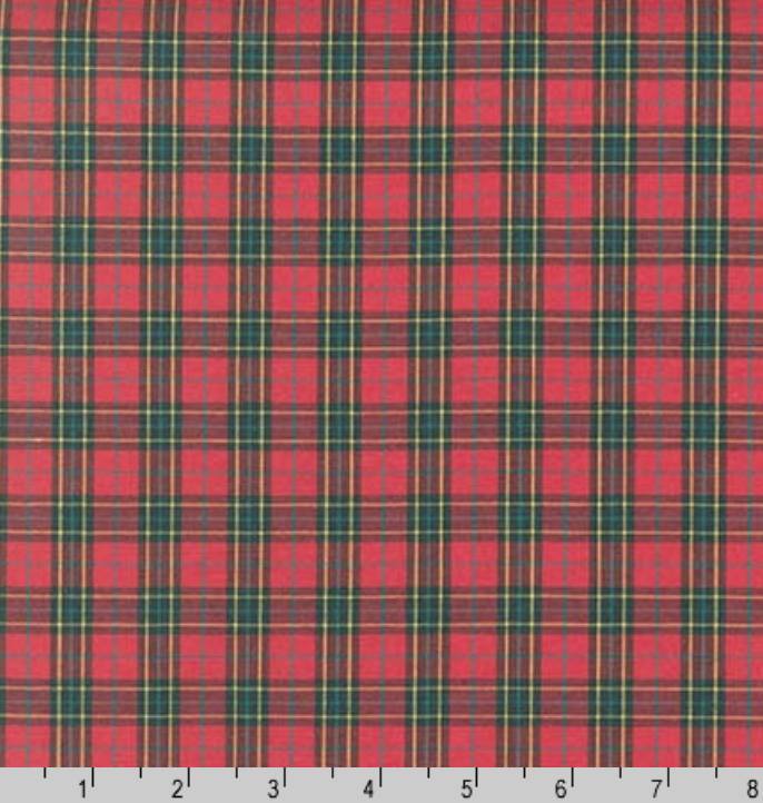 Sevenberry Classic Plaids Red SB-51010D202-3 RED by Robert Kaufman 