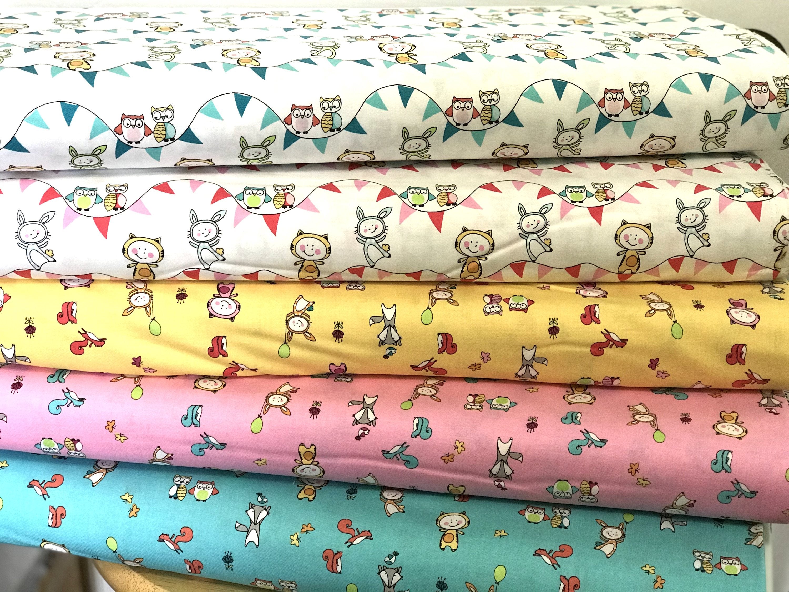 Let's Play Bundle (5 Fabrics) - Individual Fabrics Available