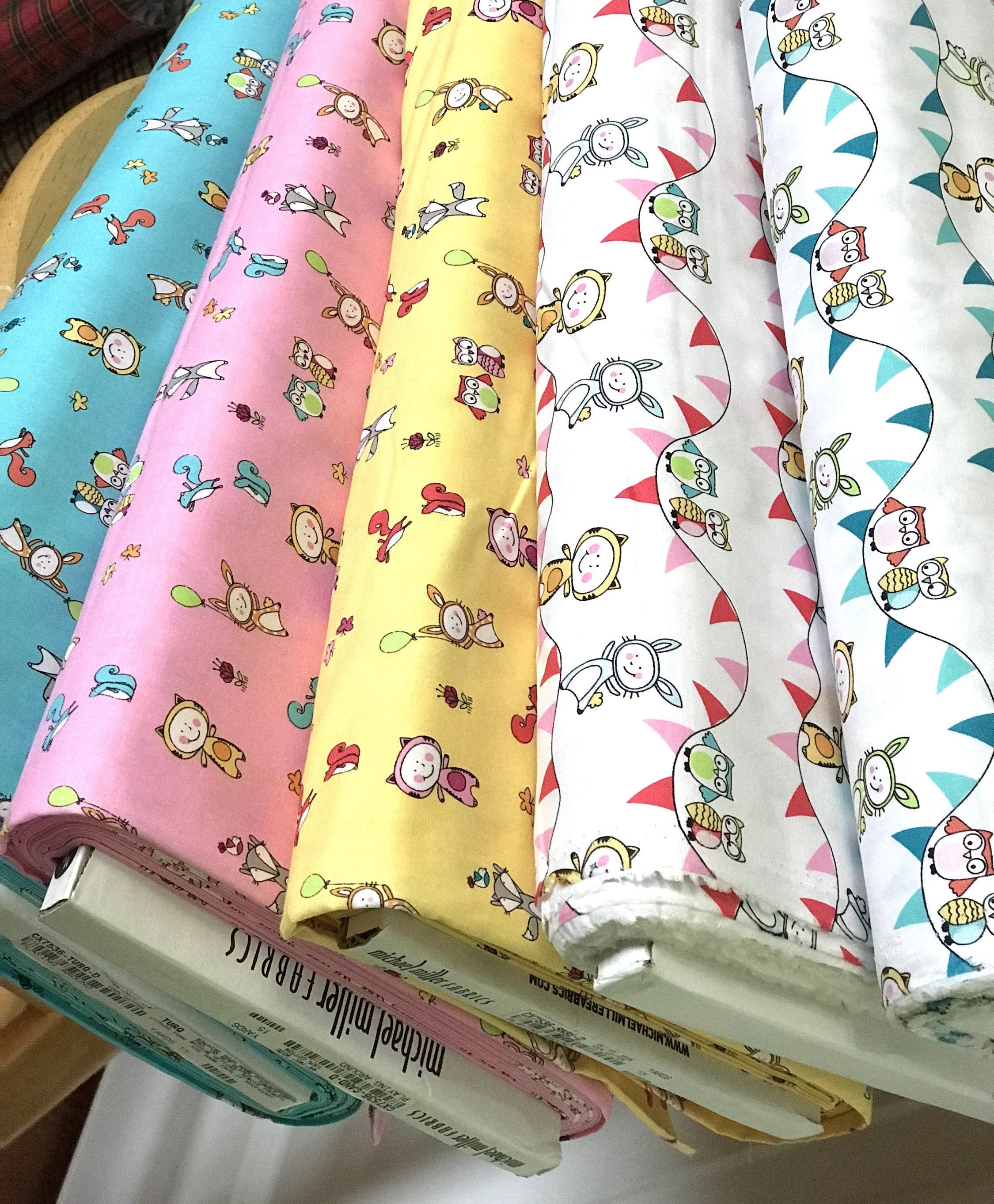 Let's Play Bundle (5 Fabrics) - Individual Fabrics Available