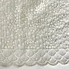 Cream Embroidered Net Fabric Embellished