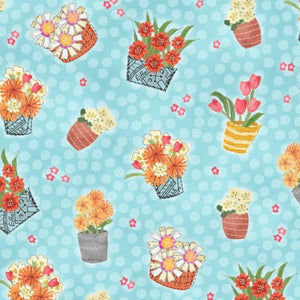 Enjoy The Journey - Flower Baskets Yardage