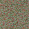 Holly Night Frost - Christmas Berries Aqua Metallic Yardage