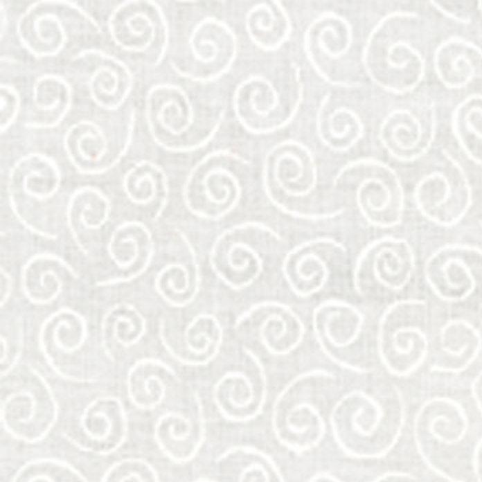 Moda Fabrics - Muslin Mates - Swirls White