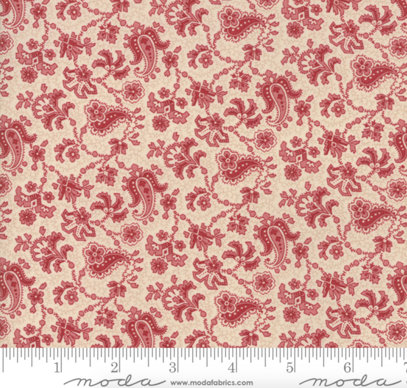 Puzzle Pieces - Parchment Rose Yardage