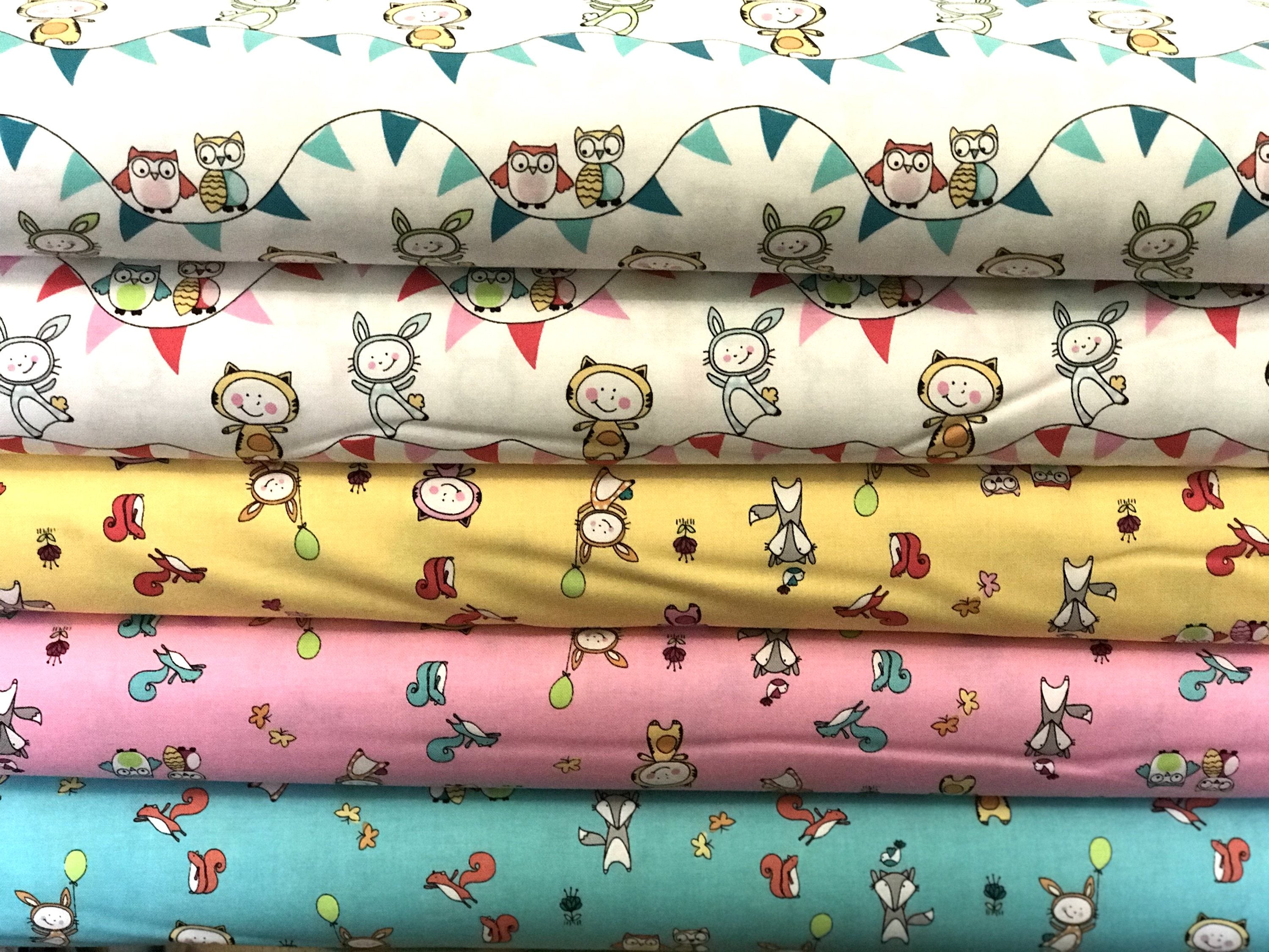 Let's Play Bundle (5 Fabrics) - Individual Fabrics Available