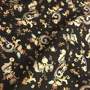 Hoffman Fabrics - Antonella - Black/Gold Fabric