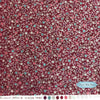 Talia - Claret/Silver Metallic Yardage