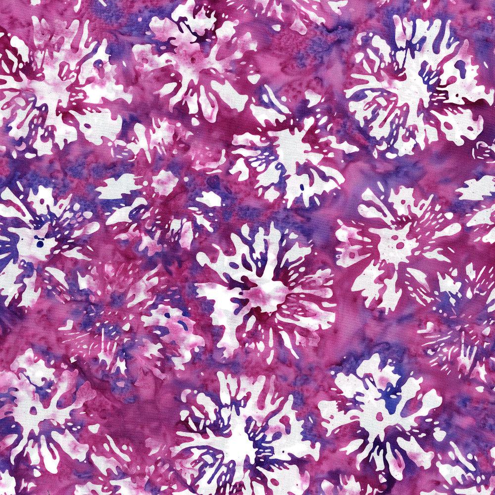 Blossom Batiks Splash Zinnia Fat Quarter Bundle - 10 Fat Quarters