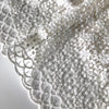 Cream Embroidered Net Fabric Embellished