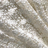 Cream Embroidered Net Fabric Embellished