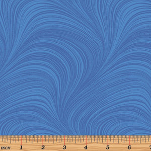 Wave Texture Blue Wide Quilt Backs for Benartex