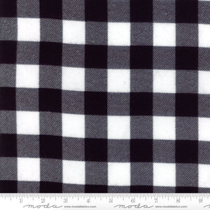 Moda Buffalo Check Flannels Black White