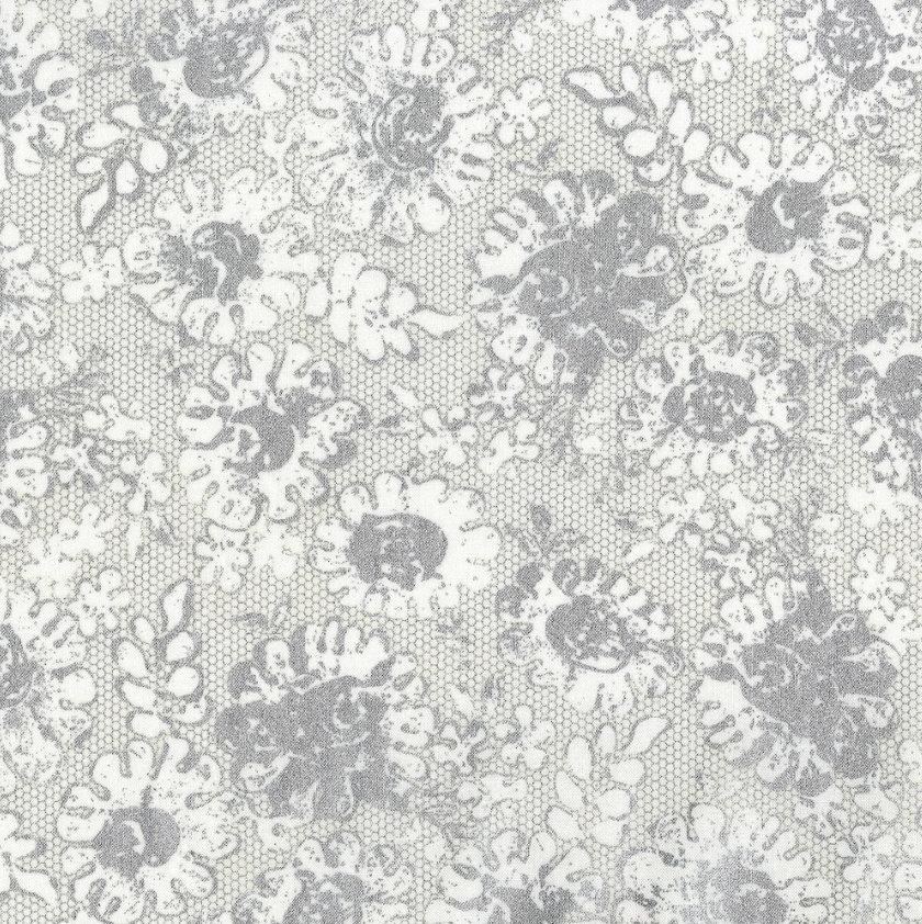 Shiny Objects - Precious Metals - Lustrous Lace Platinum Metallic Yardage