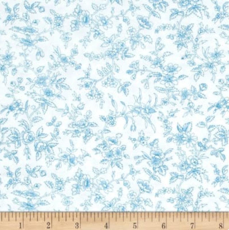 Simply Chic Blossom Sky Blue 3817-05 