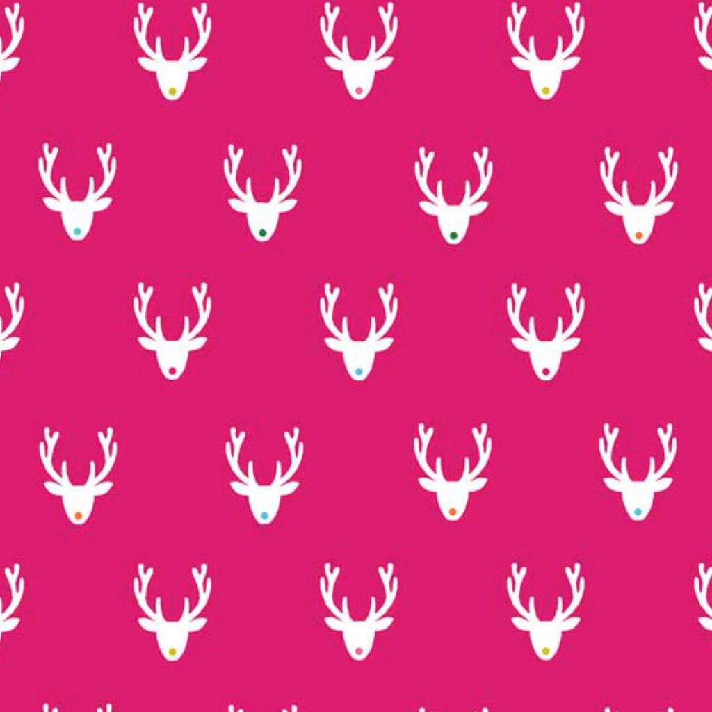 Joyeux - Reindeer Pink Yardage