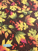 Autumn Leaves Metallic Yardage