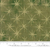 Grunge Seeing Stars Metallic - Vert Yardage