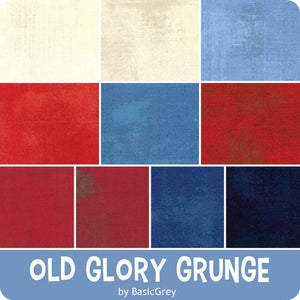 Moda Fabrics - Grunge Old Glory Junior Jelly Roll 30150JJROG