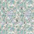 Peacock Walk Flower Bed Teal Digital Print Fabric by RJR Fabrics